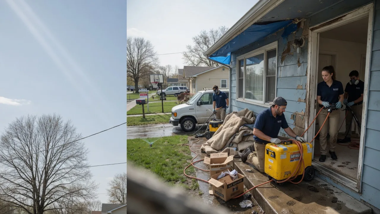 Basement Flood Cleanup in Little Chute, WI near me